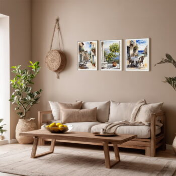 Obrazy v súprave 3 ks 30x40 cm Tuscany – Obrázok 2