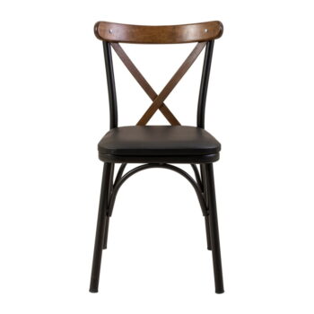 Čierna jedálenská stolička Oliver Sandalyer – Kalune Design - Image 2