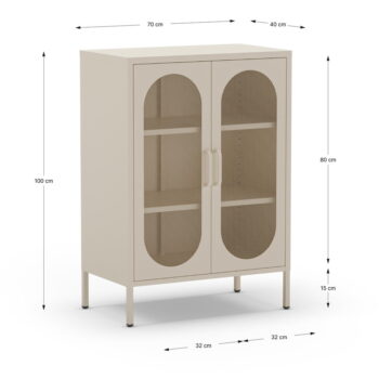 Krémová skrinka 70x100 cm Diora – Marckeric - Image 8