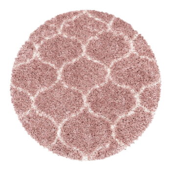 Ružový okrúhly koberec ø 80 cm Salsa – Ayyildiz Carpets