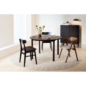 Okrúhly rozkladací jedálenský stôl z dubového dreva v prírodnej farbe ø 120 cm Noor – Hammel Furniture - Image 6