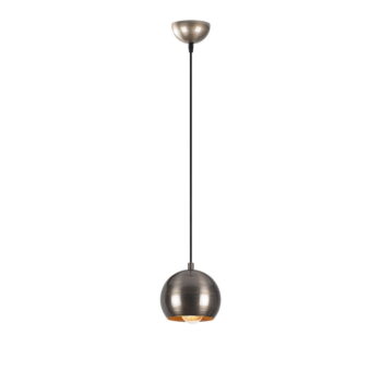 Závesné svietidlo v striebornej farbe s kovovým tienidlom ø 30 cm Berceste – Opviq lights - Image 2