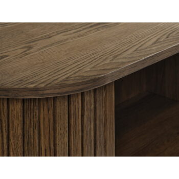 Hnedá skrinka v dekore duba s posuvnými dverami 100x118 cm Nola – Unique Furniture - Image 7