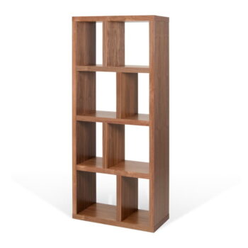 Hnedá knižnica v dekore orecha 70x159 cm Berlin – TemaHome - Image 10