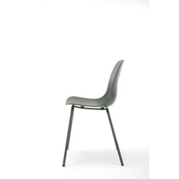 Zelená plastová jedálenská stolička Whitby – Unique Furniture – Obrázok 4