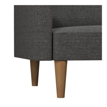 Sivá rozkladacia pohovka 204 cm Channel - Støraa - Image 4