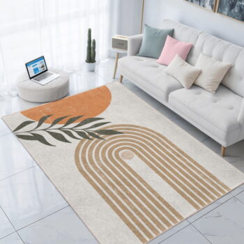 Krémový prateľný koberec 120x180 cm Dot Arch – Mila Home – Obrázok 7