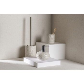 Krémovobiely keramický téglik na zubné kefky Pergole – Wenko – Obrázok 3