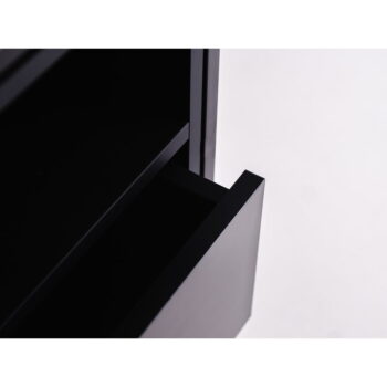 Čierna vysoká komoda 88x102 cm Skap - CustomForm – Obrázok 5