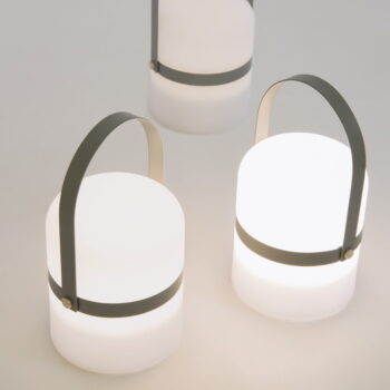 Sivá vonkajšia lampa Kave Home Janvir, výška 16 cm - Image 6
