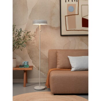 Sivá stojacia lampa s kovovým tienidlom (výška  145,5 cm) Porto – it's about RoMi - Image 2