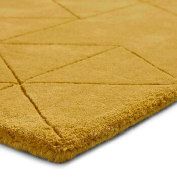 Horčicovožltý vlnený koberec Think Rugs Kasbah, 120 x 170 cm - Image 3