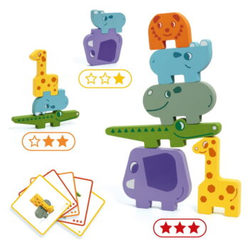 Detské drevené puzzle v tvare zvieratiek Djeco Puzzle - Image 2