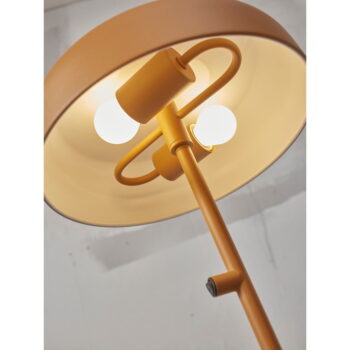 Oranžová stojacia lampa s kovovým tienidlom (výška  145,5 cm) Porto – it's about RoMi - Image 4