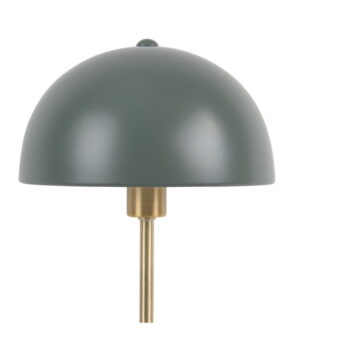 Zelená stolová lampa s detailmi v zlatej farbe Leitmotiv Bonnet - Image 2
