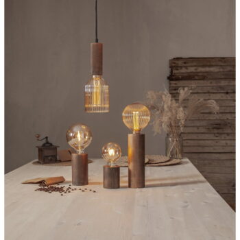 Teplá LED/filamentová žiarovka E27, 1 W Vintage Gold – Star Trading - Image 6