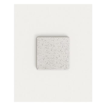 Biely terrazzo konferenčný stolík 48x48 cm Saura – Kave Home - Image 4