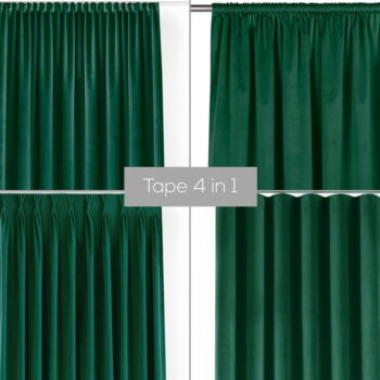 Zelený zamatový dimout záves 140x175 cm Velto – Filumi - Image 4