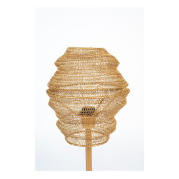 Stolová lampa v zlatej farbe White Label Lena – Obrázok 7