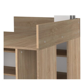 Pracovný stôl s doskou v dubovom dekore 94x94 cm Wall – TemaHome – Obrázok 10