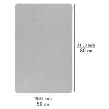 Sivá kúpeľňová predložka 50x80 cm – Wenko - Image 9