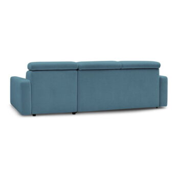 Modrá rozkladacia rohová pohovka (variabilná) Monaco – Bobochic Paris - Image 11