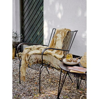 Čierne kovové záhradné kreslo Marley – Bloomingville - Image 8