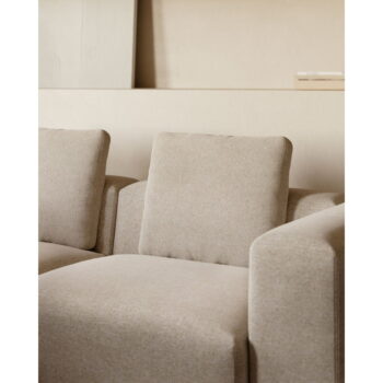 Béžová rohová pohovka (ľavý roh) Blok – Kave Home - Image 3