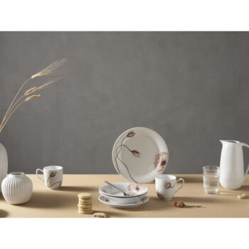 Biely porcelánový tanier Kähler Design Hammershøi Poppy, ø 27 cm – Obrázok 4