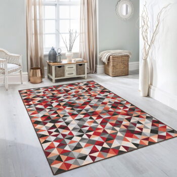 Červeno-sivý prateľný behúň 80x200 cm Ignite – Mila Home - Image 5