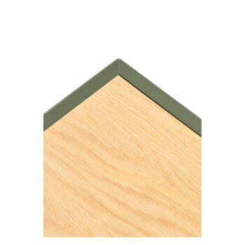 Zelená nízka komoda v dekore duba 110x85 cm Arista – Teulat – Obrázok 3