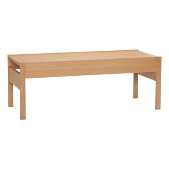 Konferenčný stolík s doskou v dubovom dekore v prírodnej farbe 50x120 cm Forma – Hübsch