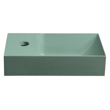 Betónové umývadlo v mentolovej farbe 31x17 cm Piccolino – Sapho - Image 4