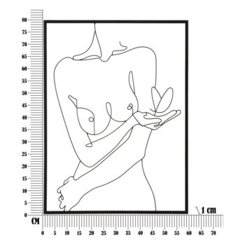 Kovová nástenná dekorácia 60x80 cm Nudity - Mauro Ferretti - Image 6