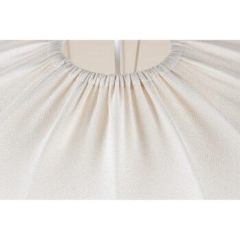 Biele závesné svietidlo s textilným tienidlom ø 38 cm Shem – White Label - Image 6