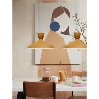 Oranžové závesné svietidlo s kovovým tienidlom ø 40 cm Hanover – it's about RoMi - Image 2
