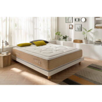 Tvrdý/stredne tvrdý pružinový obojstranný termoregulačný matrac 140x190 cm Hexaflex Bagged Springs Gel – Moonia – Obrázok 2