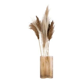 Svetlohnedá sklenená váza PT LIVING Wave, výška 27 cm – Obrázok 5