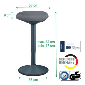 Ergonomická balančná stolička pre oporu pri státí Ergo – Leitz - Image 3