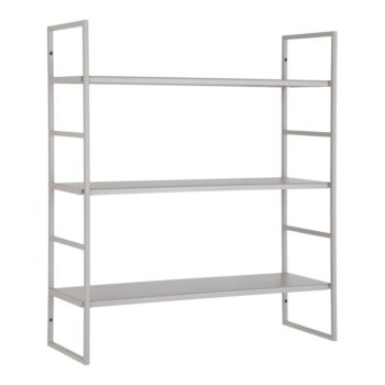Svetlosivá poschodová kovová polica 48 cm Beja – House Nordic – Obrázok 2