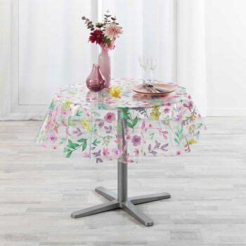 Umývateľný obrus ø 140 cm Freshy – douceur d'intérieur – Obrázok 2