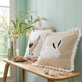 Dekoračný vankúš 45x45 cm Country Hare – Catherine Lansfield – Obrázok 4