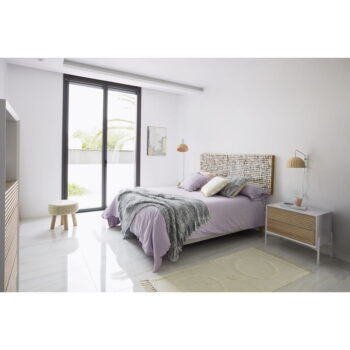 Čelo postele z mangového dreva v bielo-prírodnej farbe 174x60 cm Kron - Kave Home – Obrázok 9