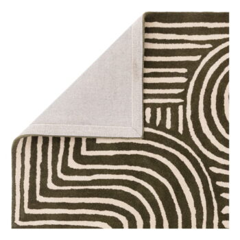 Zelený ručne tkaný vlnený koberec 120x170 cm Reef – Asiatic Carpets - Image 7
