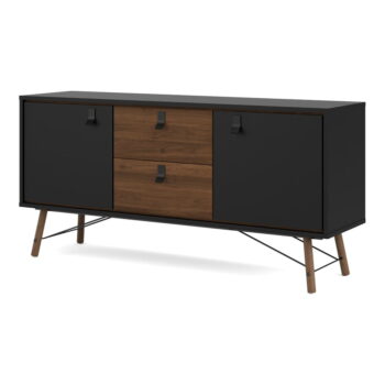 Čierna komoda Tvilum Ry, 150 x 72 cm - Image 3