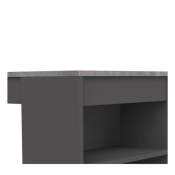 Barový stôl s doskou v dekore betónu 50x115 cm Aravis – TemaHome - Image 10
