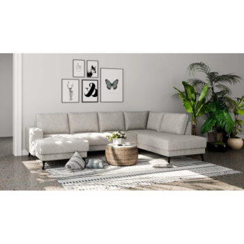 Krémovobiela rohová pohovka (pravý roh) Fynn – Ghado – Obrázok 6