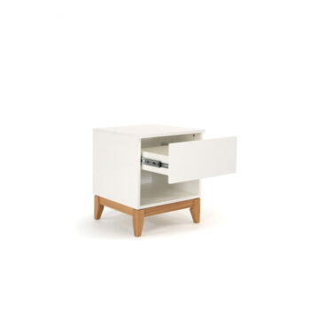 Biely odkladací stolík Woodman Blanco - Image 4
