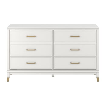 Biela komoda CosmoLiving by Cosmopolitan Westerleigh, 144 x 85 cm - Image 5