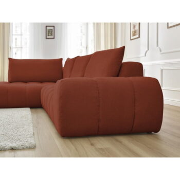 Rohová pohovka v tehlovej farbe Everest – Bobochic Paris – Obrázok 8